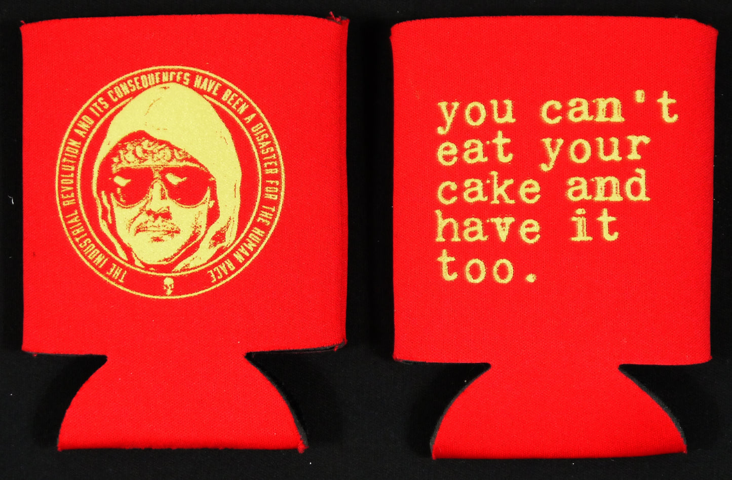 UNABOMBER - Ted Kaczynski - Beer Koozie