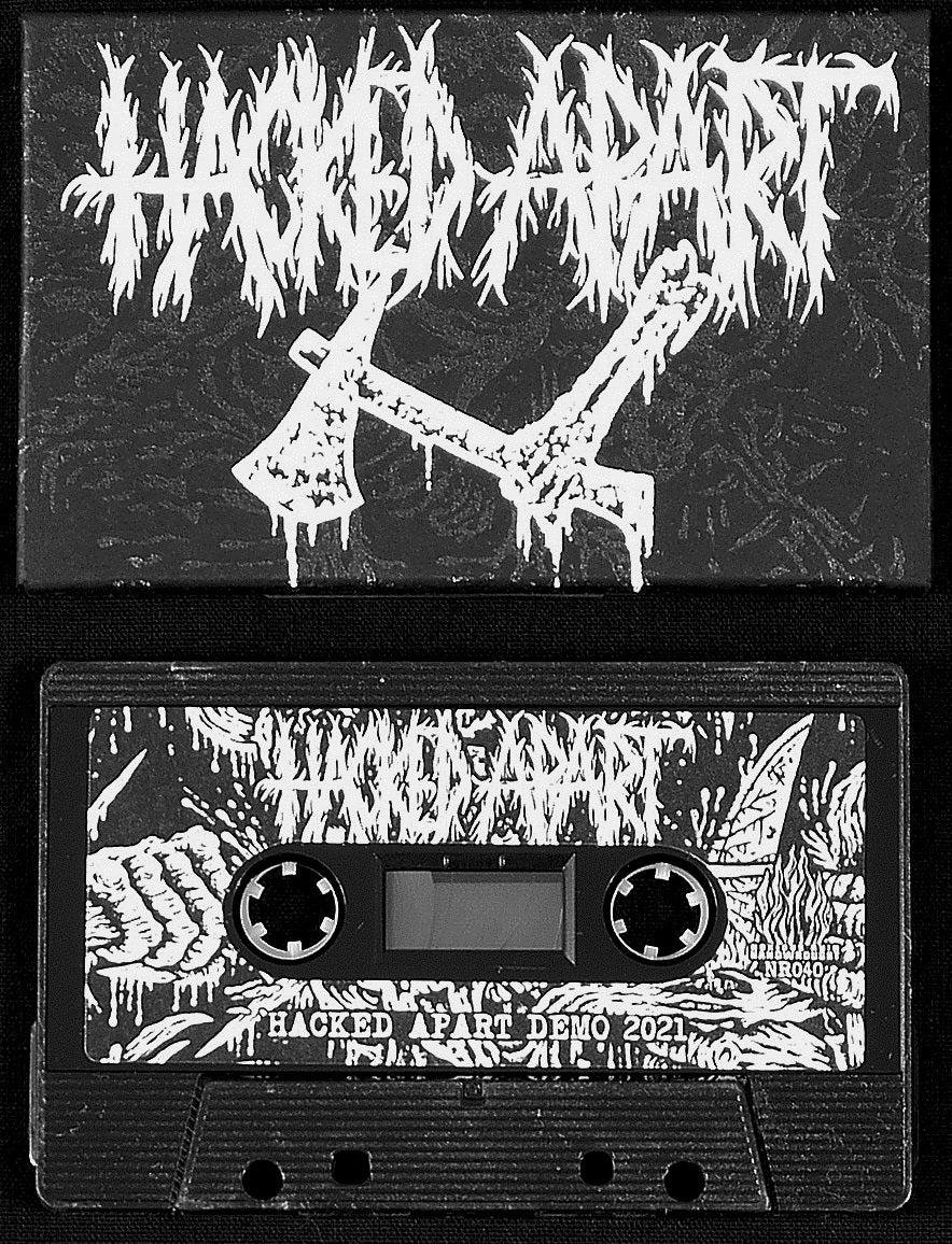 HACKED APART - Squamish Grindcore Demo MC Tape