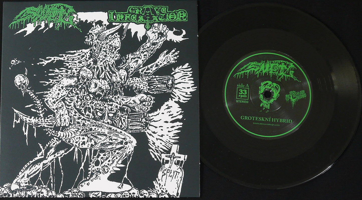 SNET / GRAVE INFESTATION - Split 7"