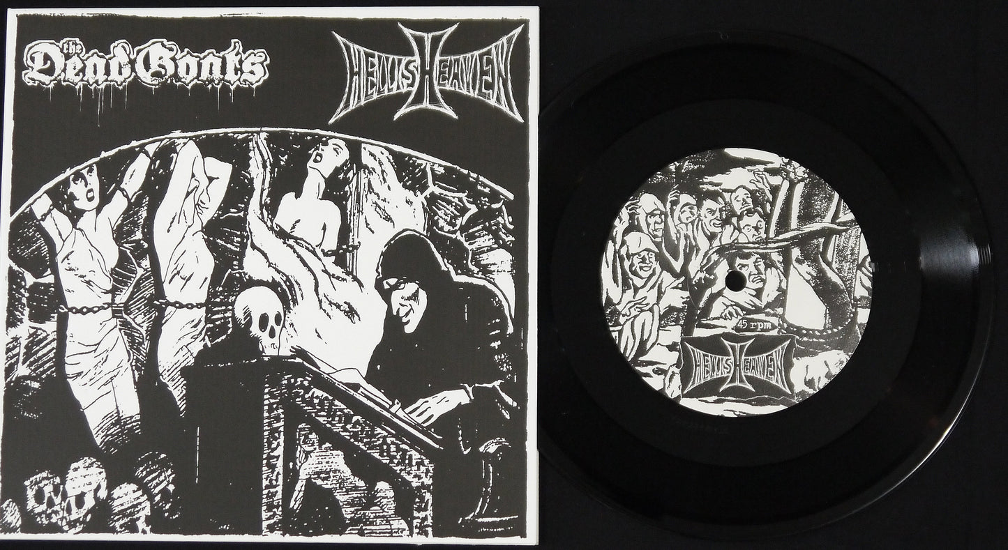 HELLISHEAVEN / THE DEAD GOATS - Split 7"