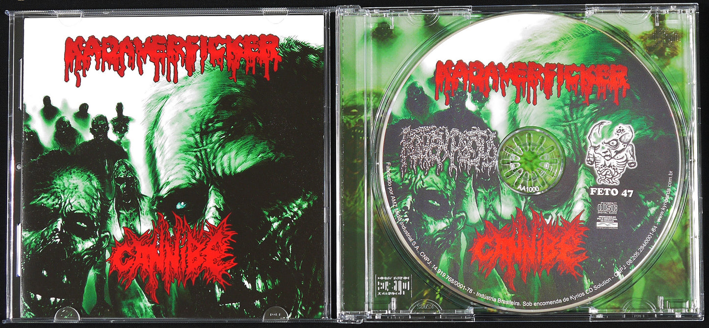 CANNIBE / KADAVERFICKER - Split CD