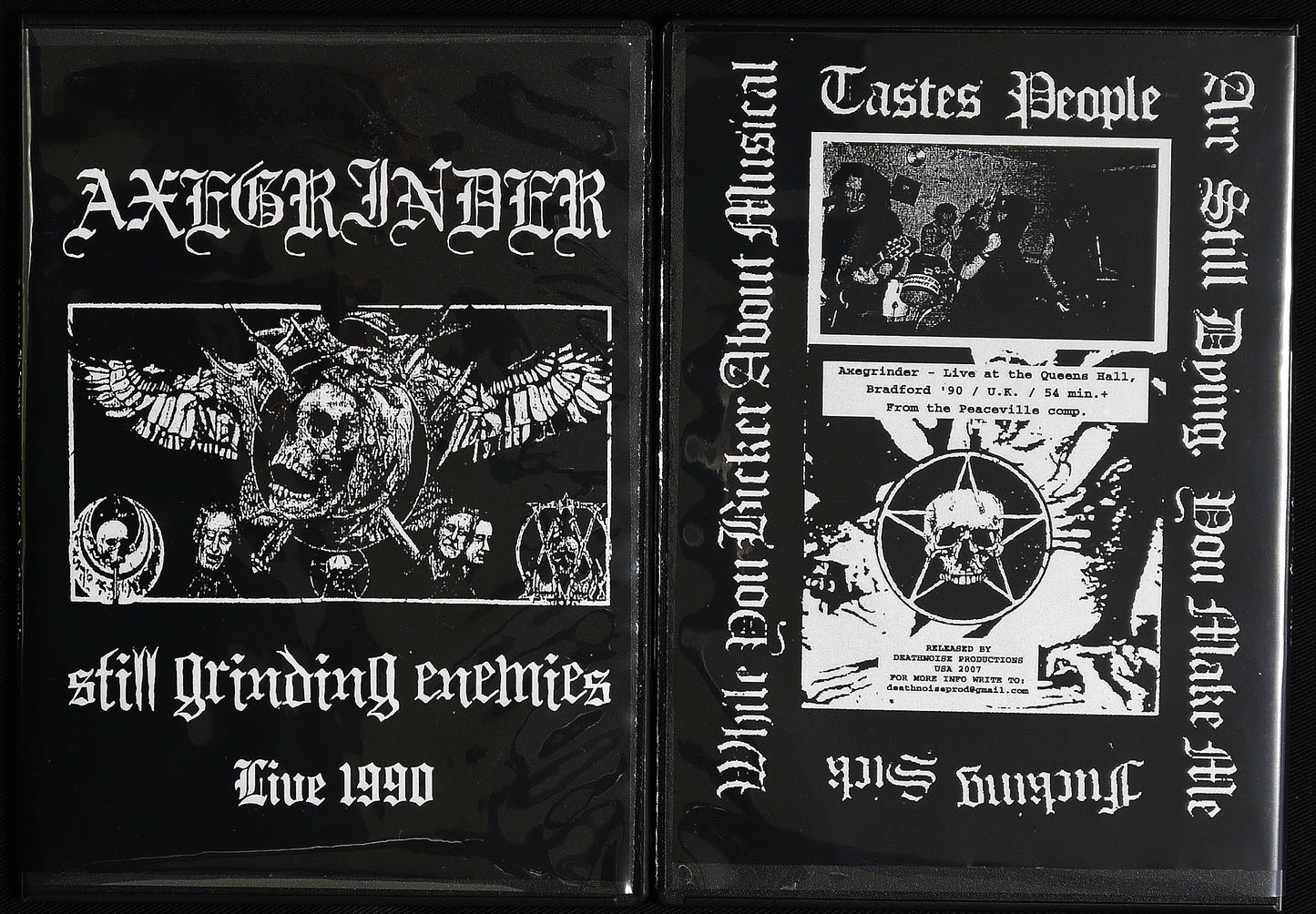 AXEGRINDER - Still Grinding Enemies - Live 199 DVD-R