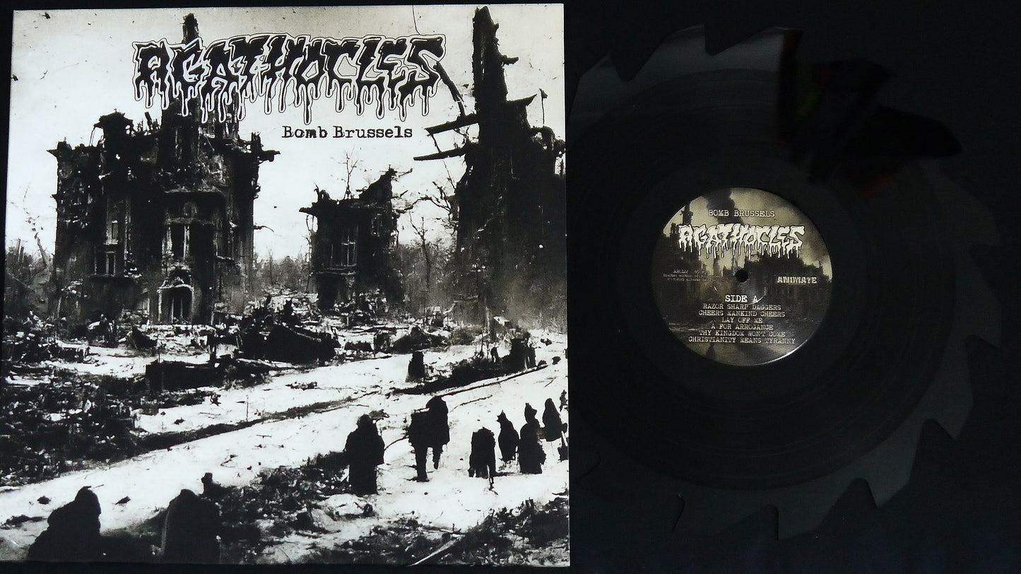 AGATHOCLES - Bomb Brussels 12"Saw Shape