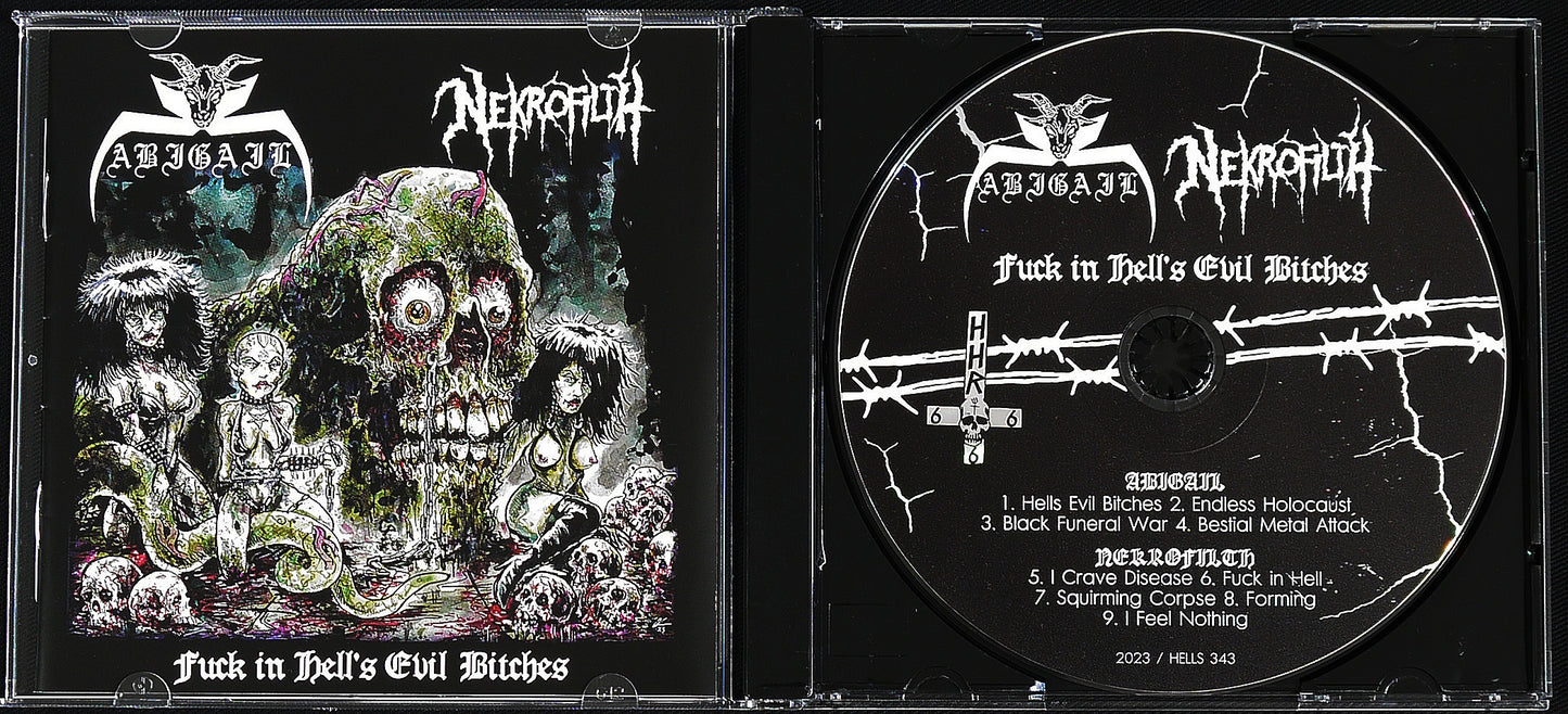 NEKROFILTH / ABIGAIL - Split CD