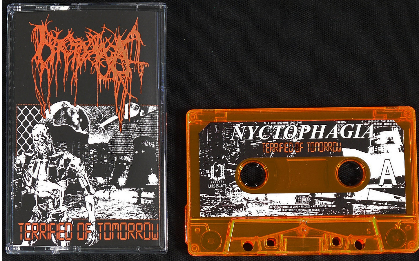 NYCTOPHAGIA - Terrified Of Tomorrow MC Tape