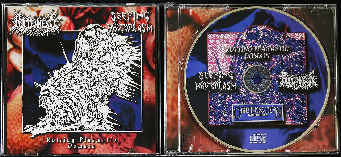 ROTTENNESS / SEEPING PROTOPLASM - Split CD