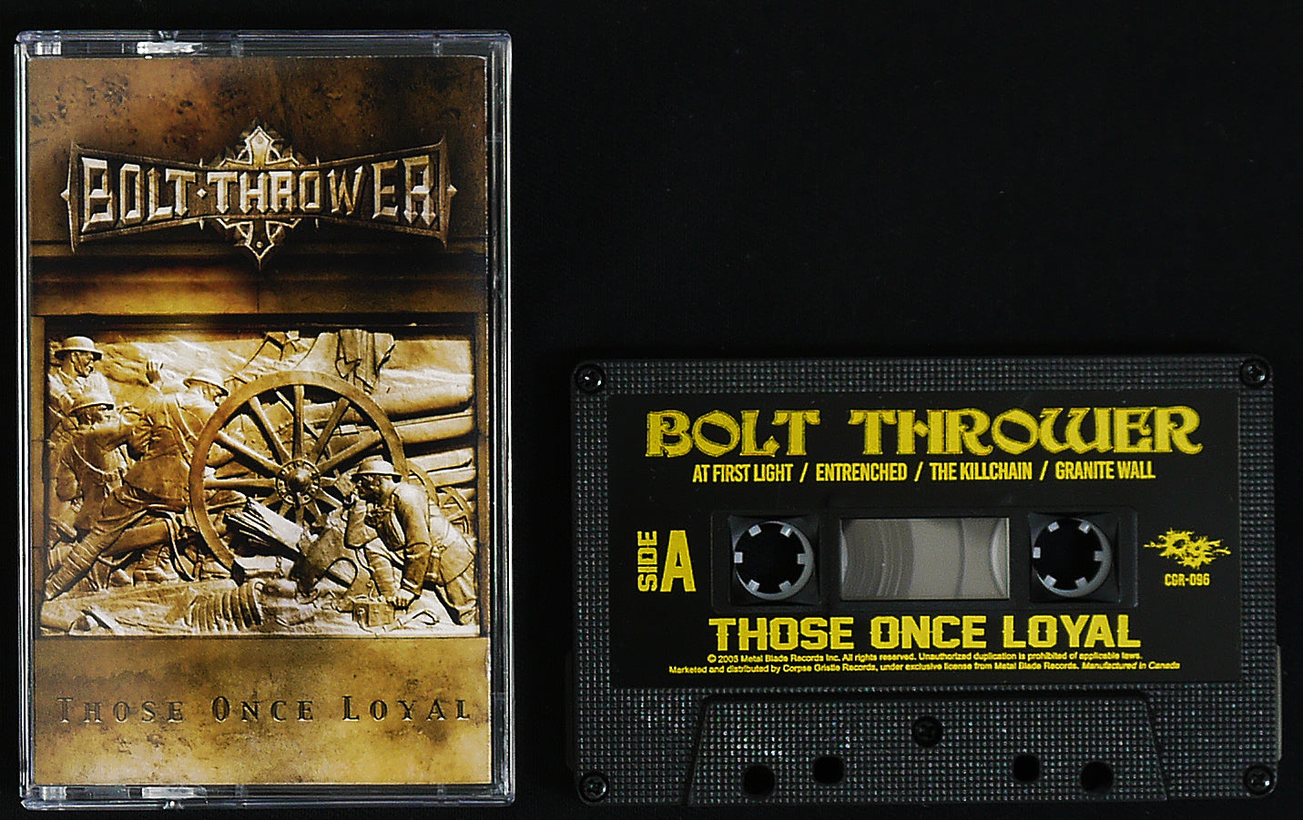 BOLT THROWER - Those Once Loyal MC Tape