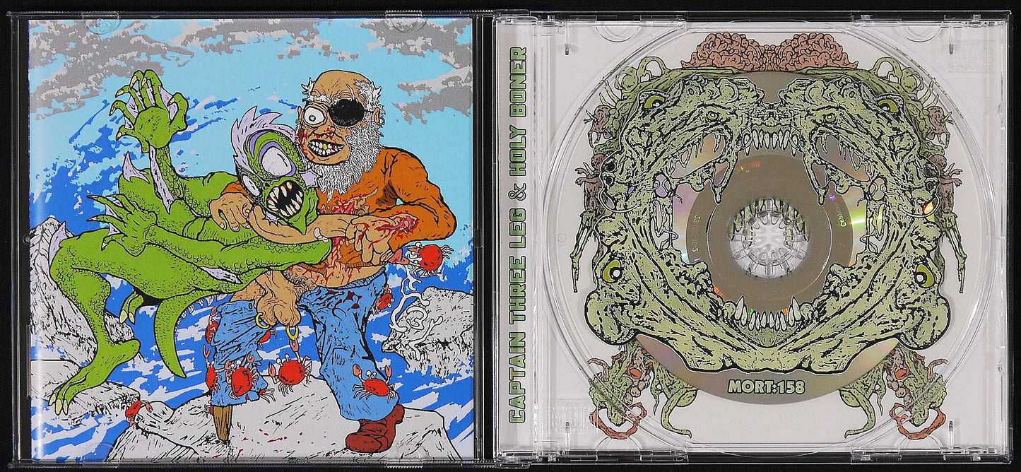 CAPTAIN THREE LEG / HOLY BONER - Split CD