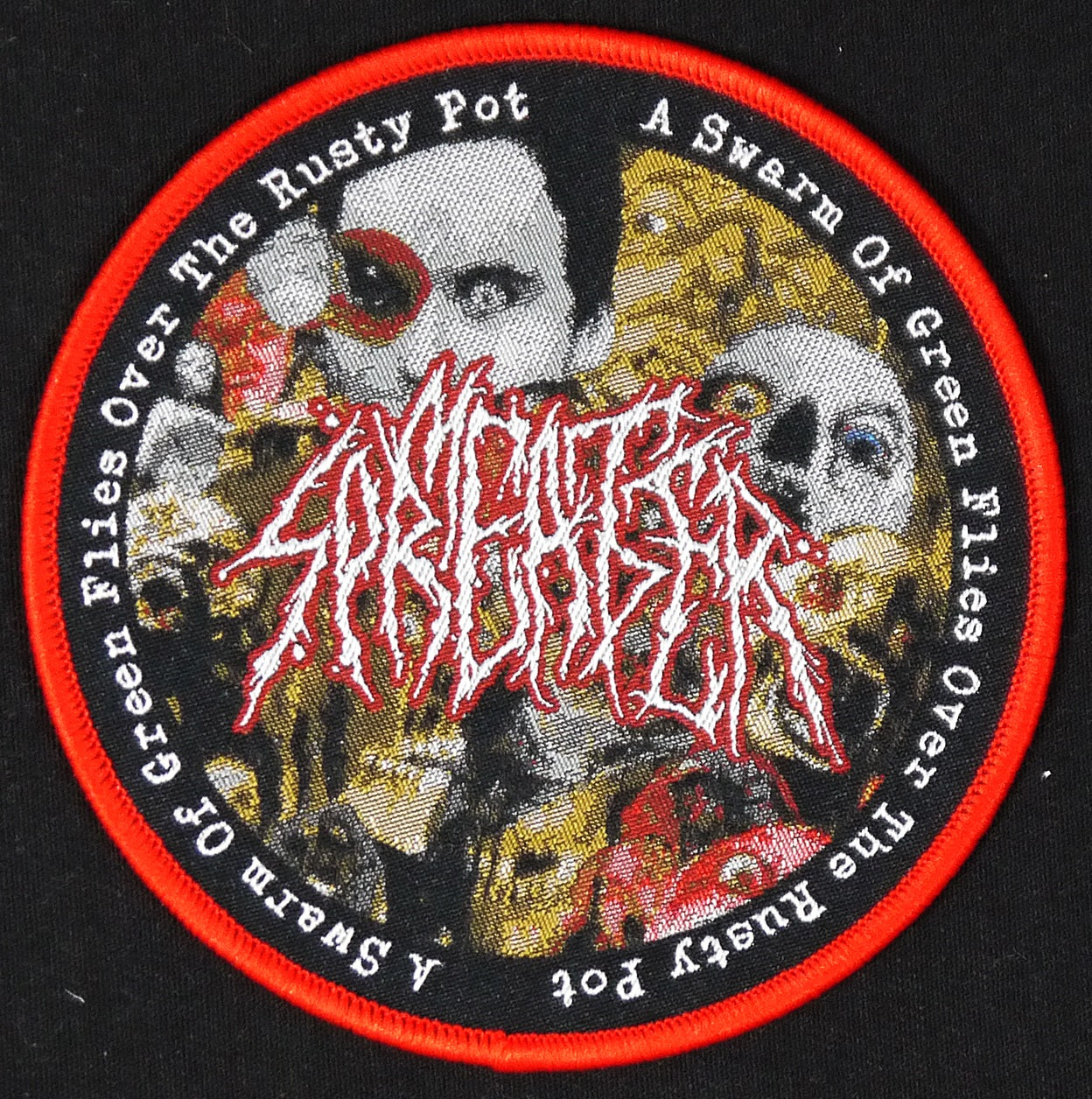 MEAT SPREADER - A Swarm Of Green Flies Over The Rusty Pot Woven Patch
