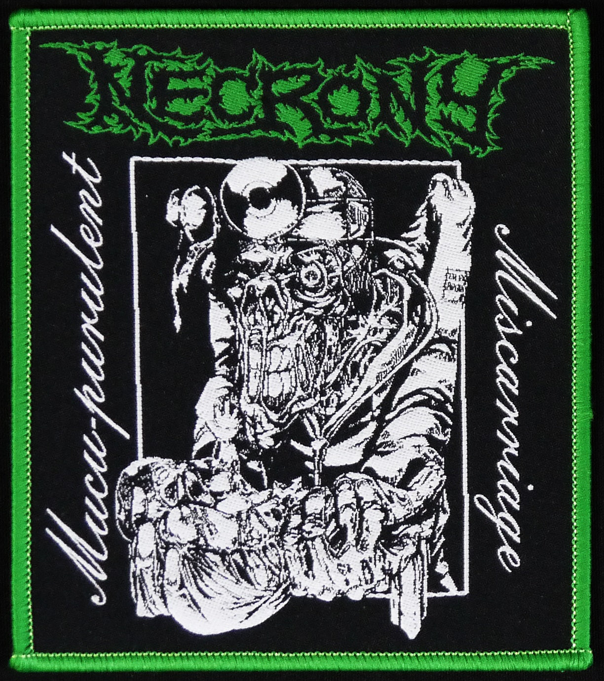 NECRONY - Mucu-Purulent Miscarriage Woven Patch
