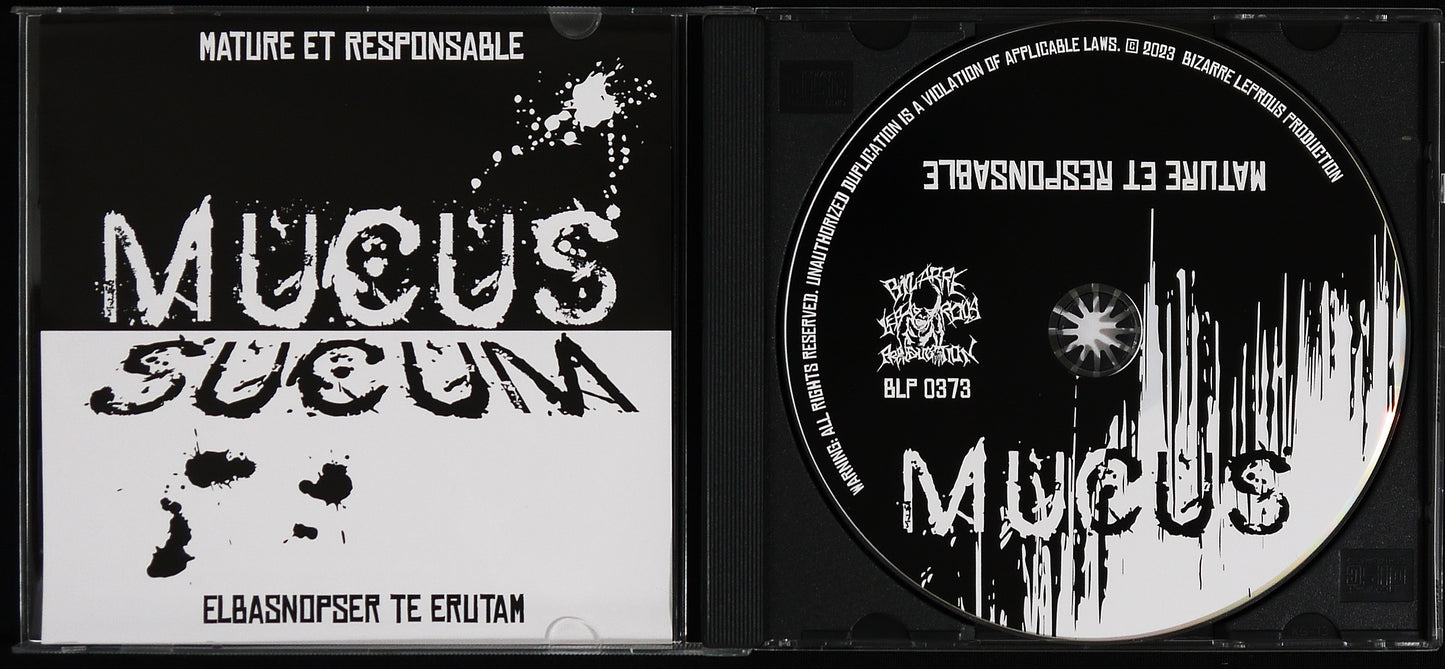 MUCUS - Elbasnopser Te Erutam CD