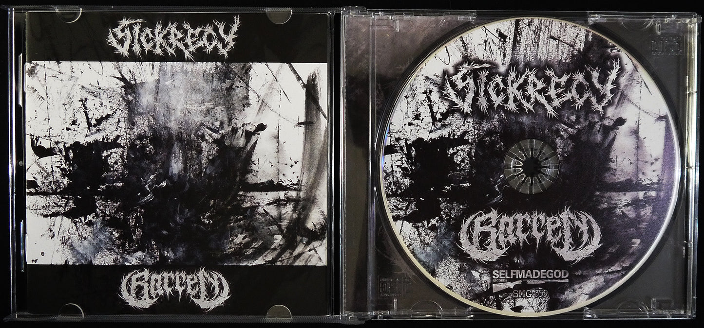 SICKRECY / BARREN - Split CD