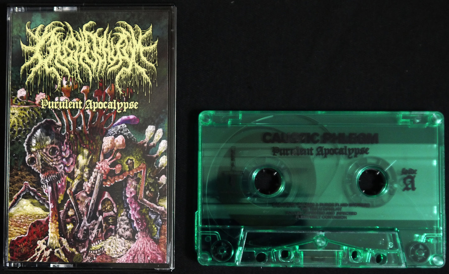 CAUSTIC PHLEGM - Purulent Apocalypse MC Tape