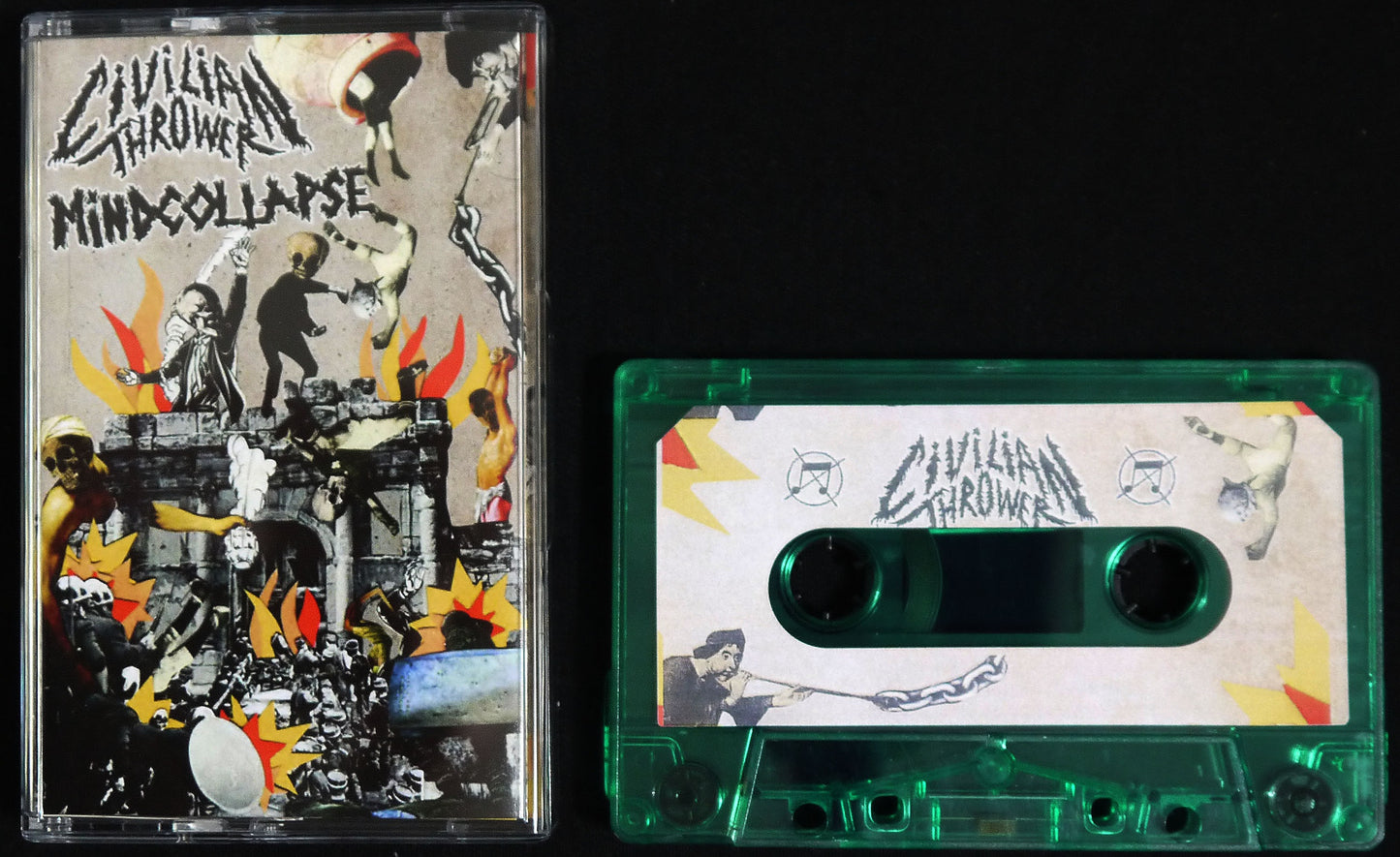 CIVILIAN THROWER / MINDCOLLAPSE - Split Tape