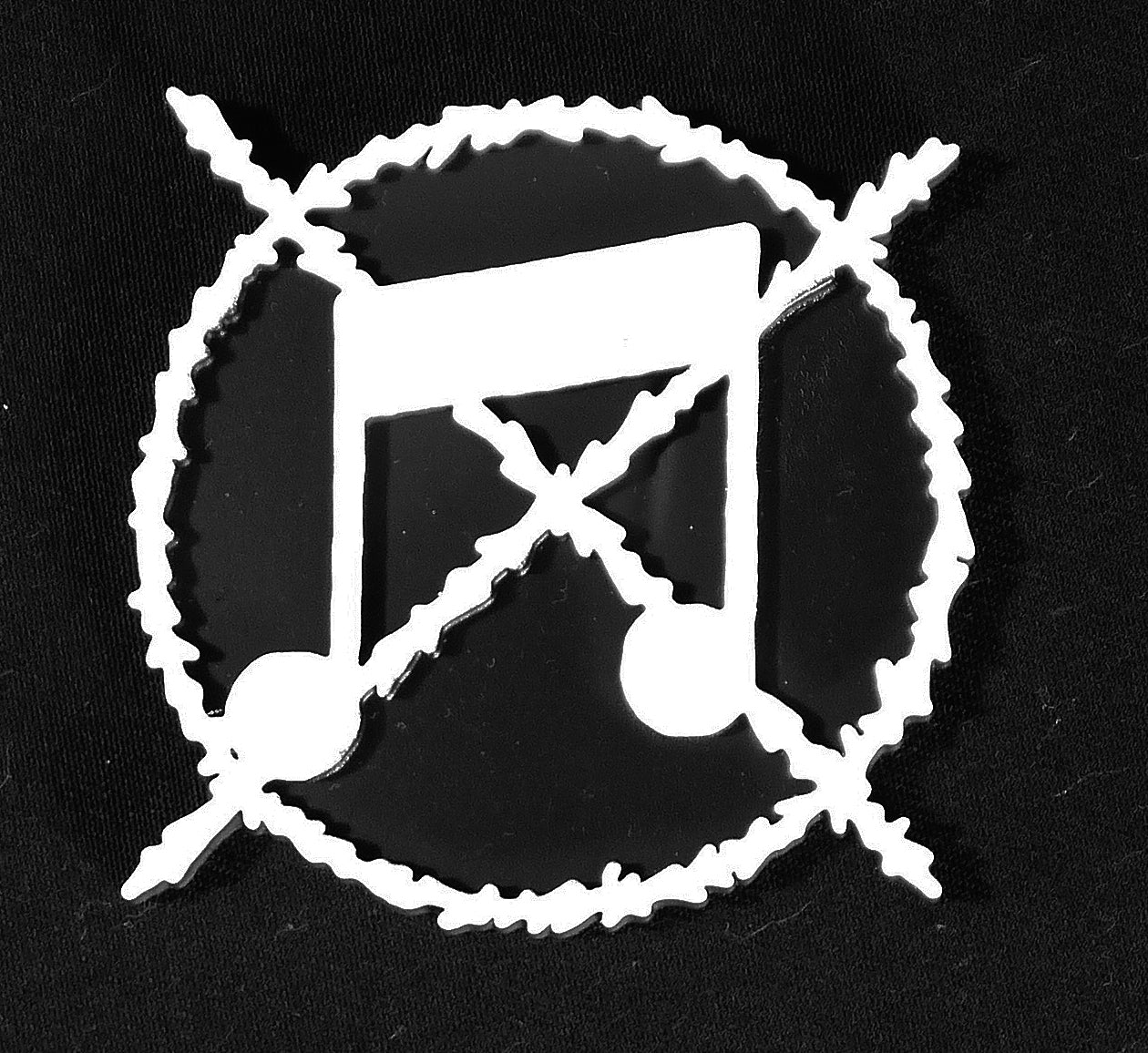 ANTI-MUSIC SYMBOL - Fridge Magnet