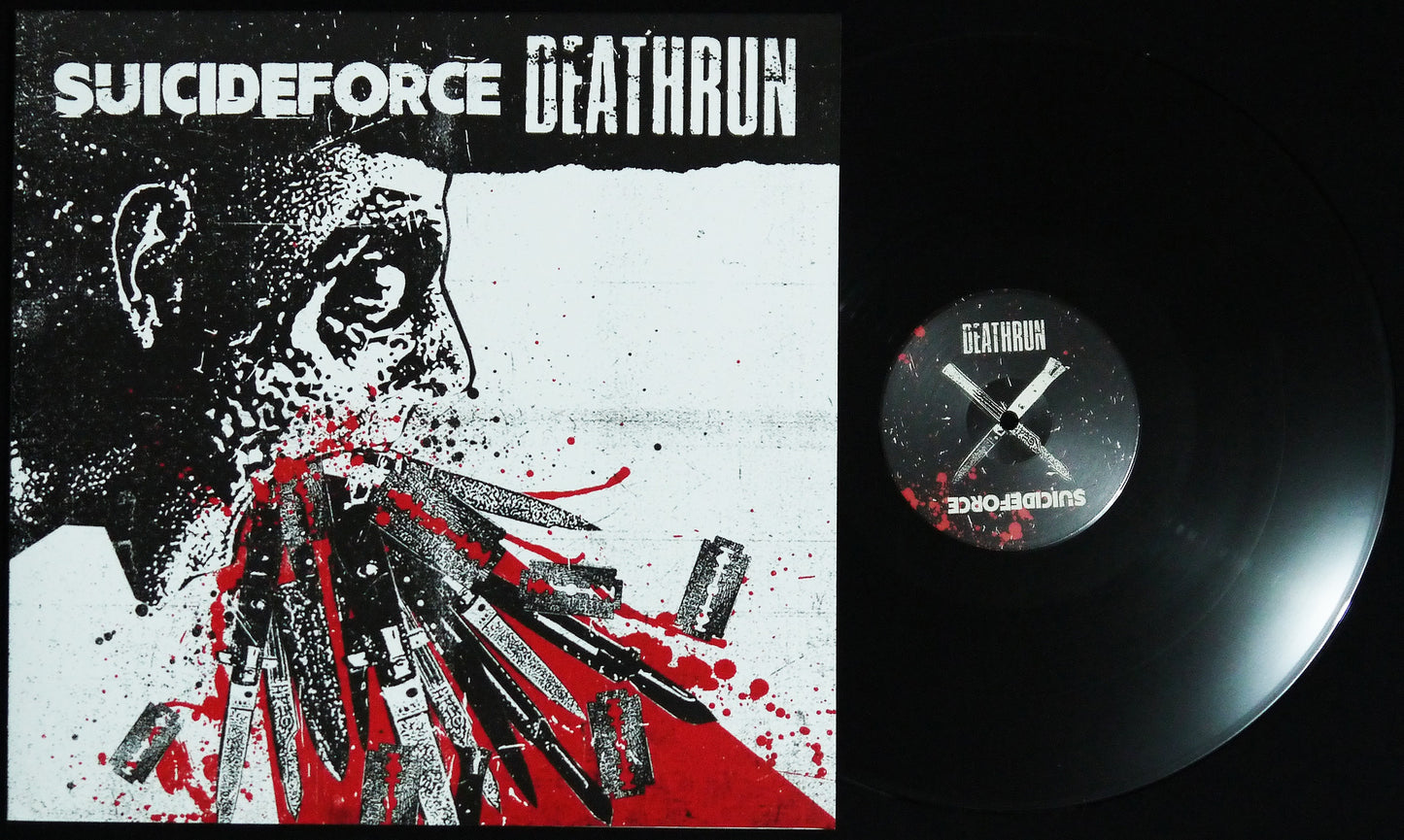 SUICIDEFORCE / DEATHRUN - Split 12"