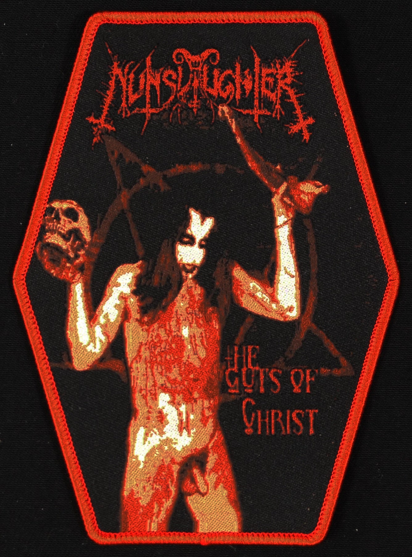NUNSLAUGHTER - The Guts Of Christ Woven Patch