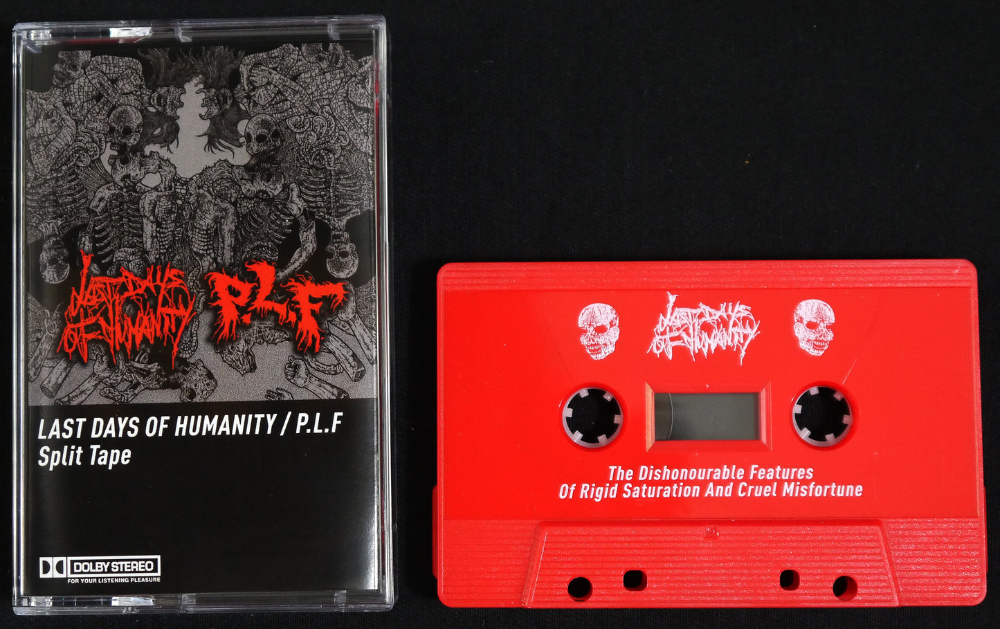 LAST DAYS OF HUMANITY / P.L.F - Split Tape