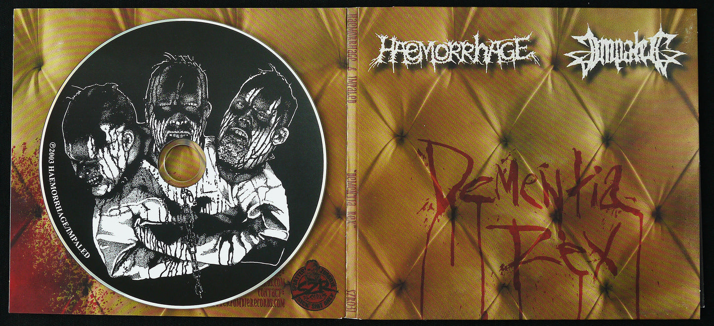 HAEMORRHAGE / IMPALED - Split DigiCD