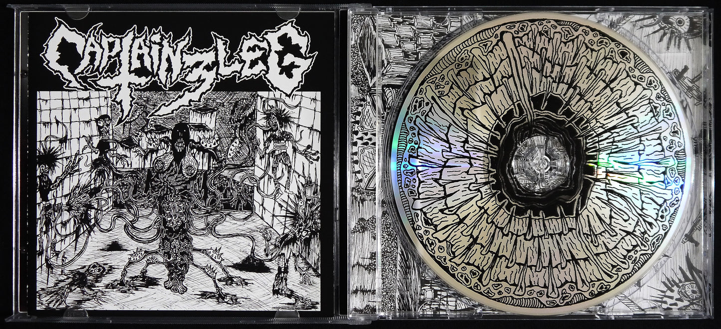 CAPTAIN 3 LEG - Wet With Blood CD