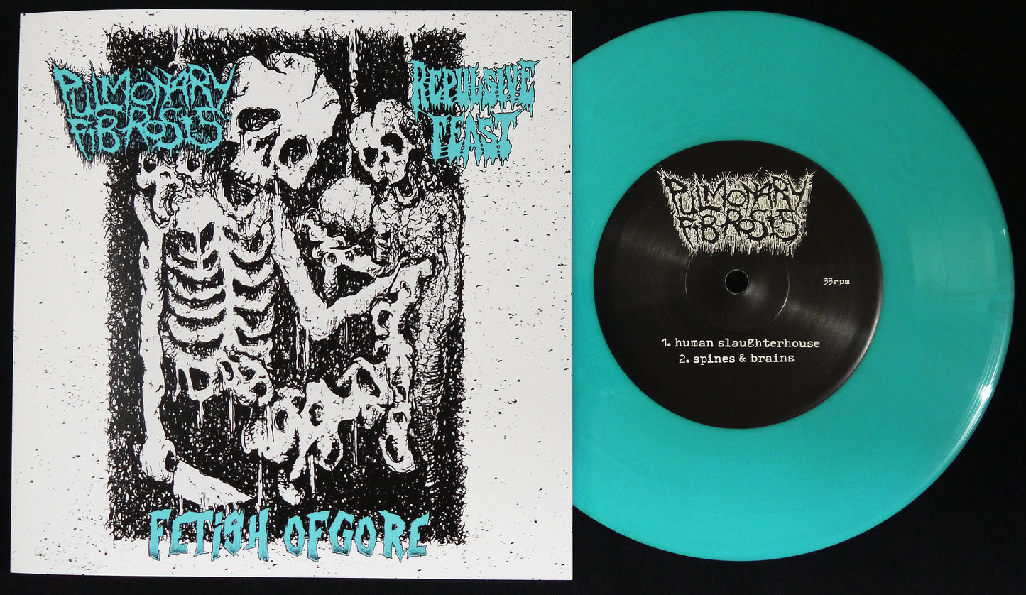 PULMONARY FIBROSIS / REPULSIVE FEAST - Split 7"