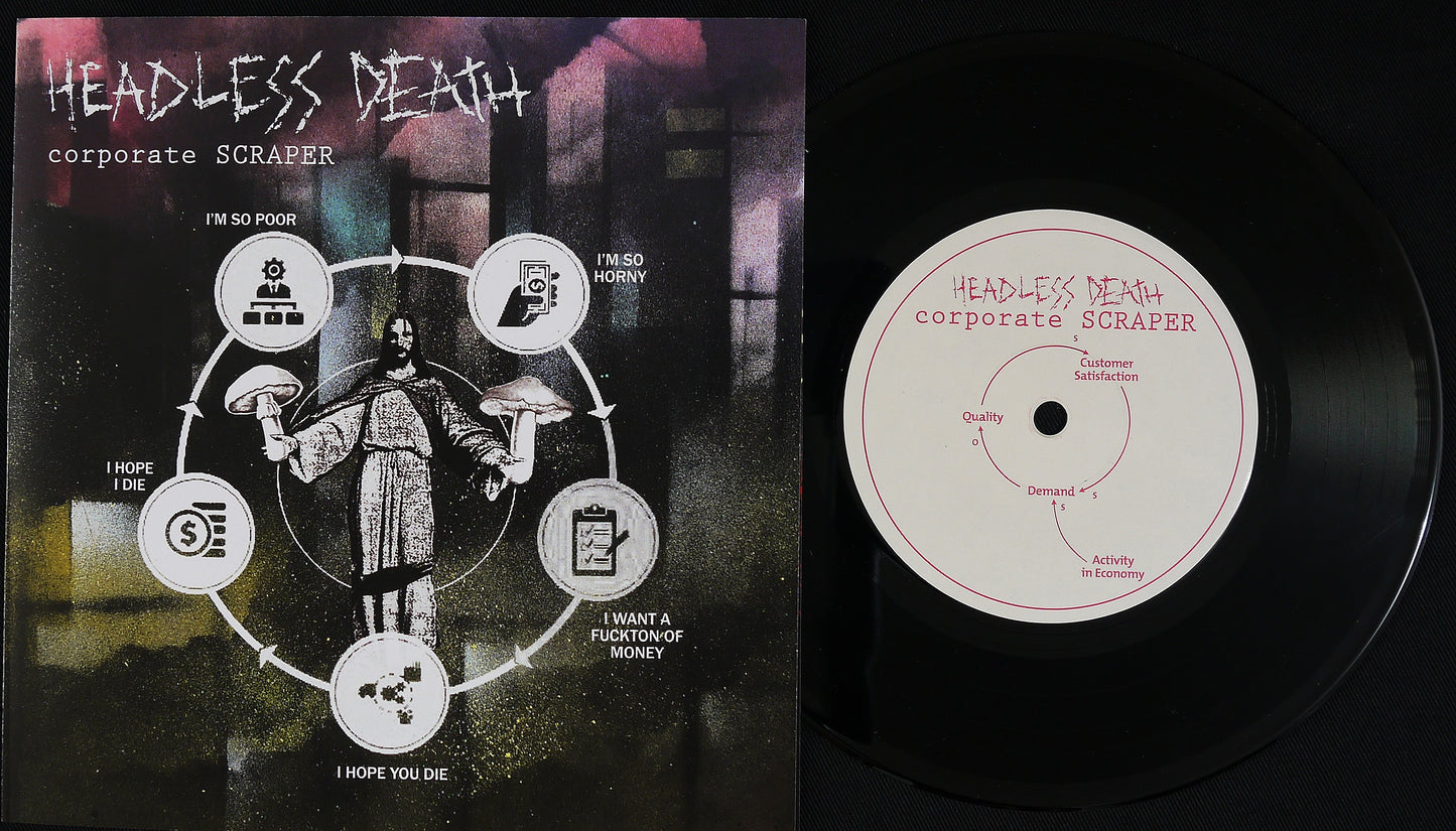 HEADLESS DEATH / SHRIVEL UP - Split 7"