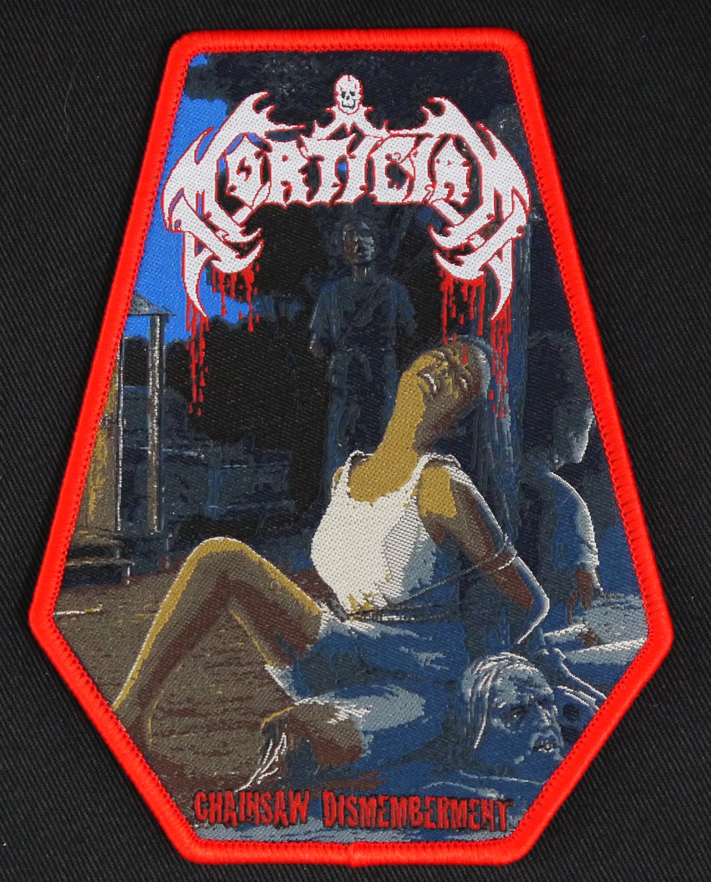 MORTICIAN - Chainsaw Dismemberment Woven Patch