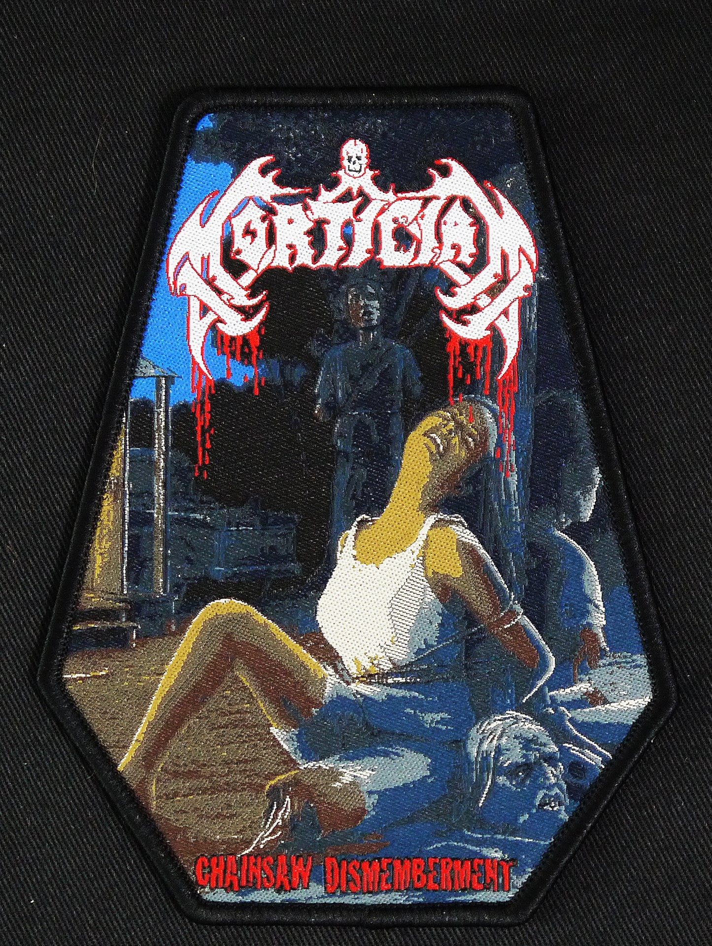 MORTICIAN - Chainsaw Dismemberment Woven Patch