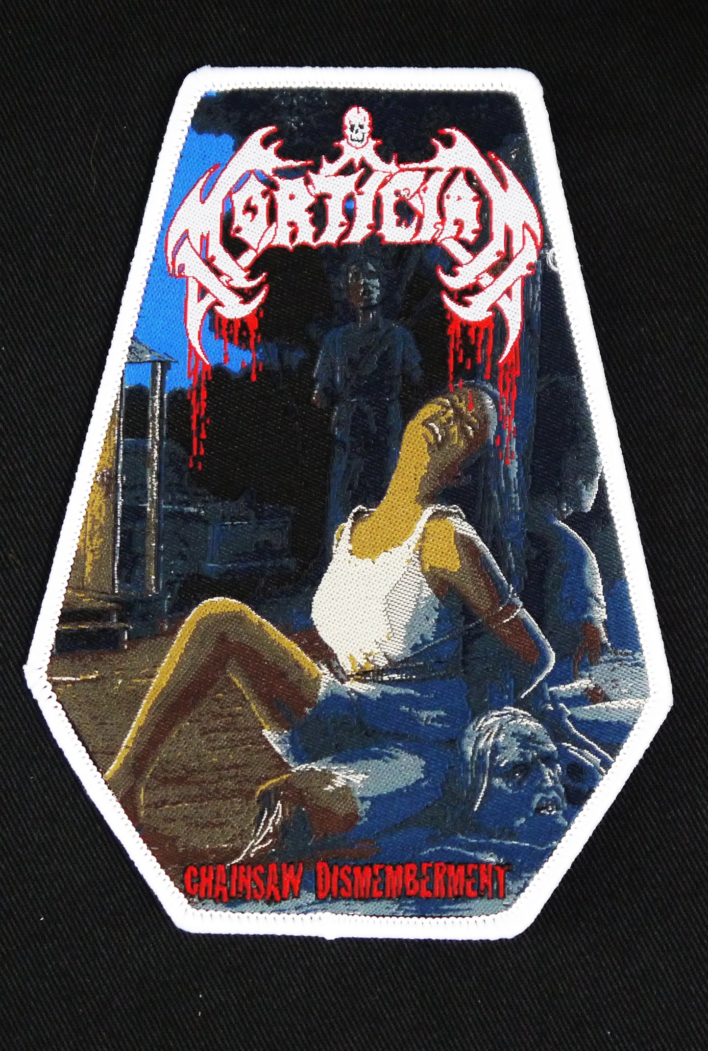 MORTICIAN - Chainsaw Dismemberment Woven Patch