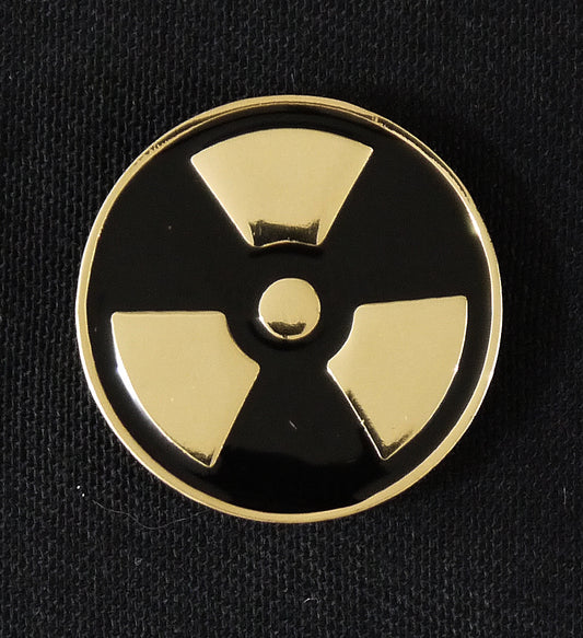 Radiation Warning Symbol - Enamel Pin