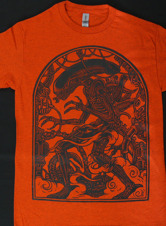 XENOMORPH - ALIEN Linocut - Tshirt