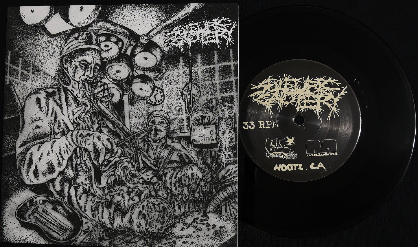 SULFURIC CAUTERY / HACKED APART - Split 7"