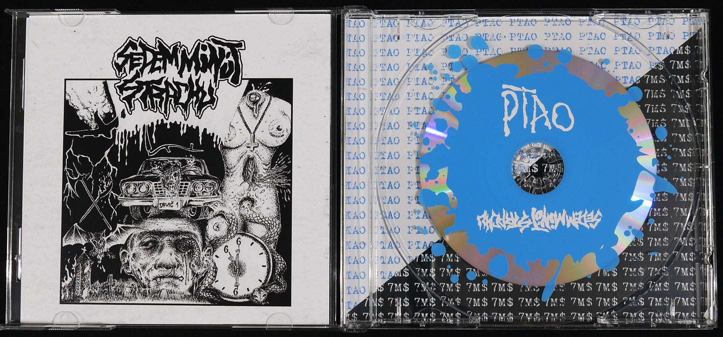 SEDEM MINUT STRACHU / PTAO - Split CD
