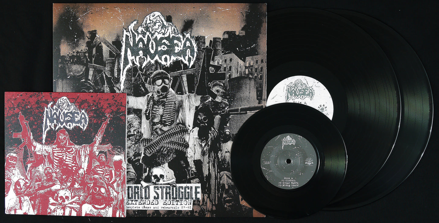 NAUSEA - World Struggle: Demos '87-'92 Extended Edition Double 12" + 7"