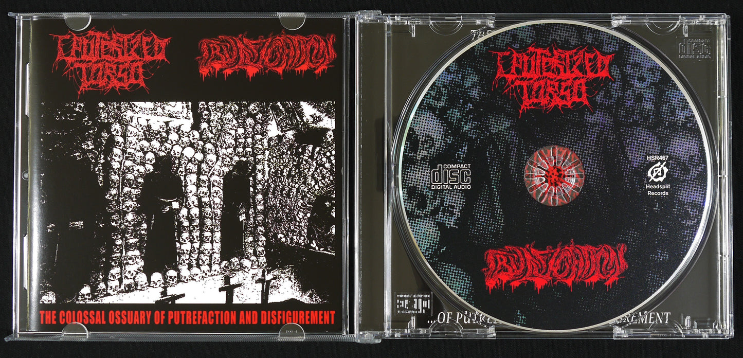 CAUTERIZED TORSO / CRUCIFICATION - Split CD