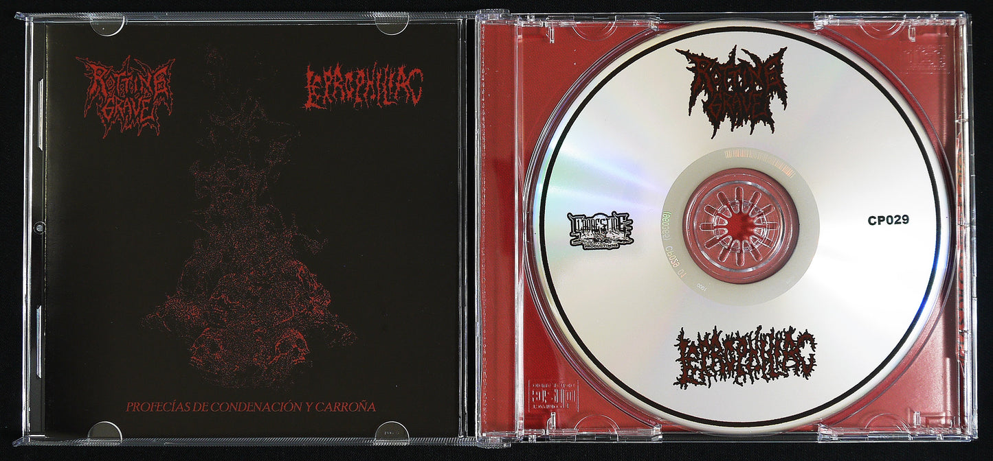 LEPROPHILIAC / ROTTING GRAVE - Split CD