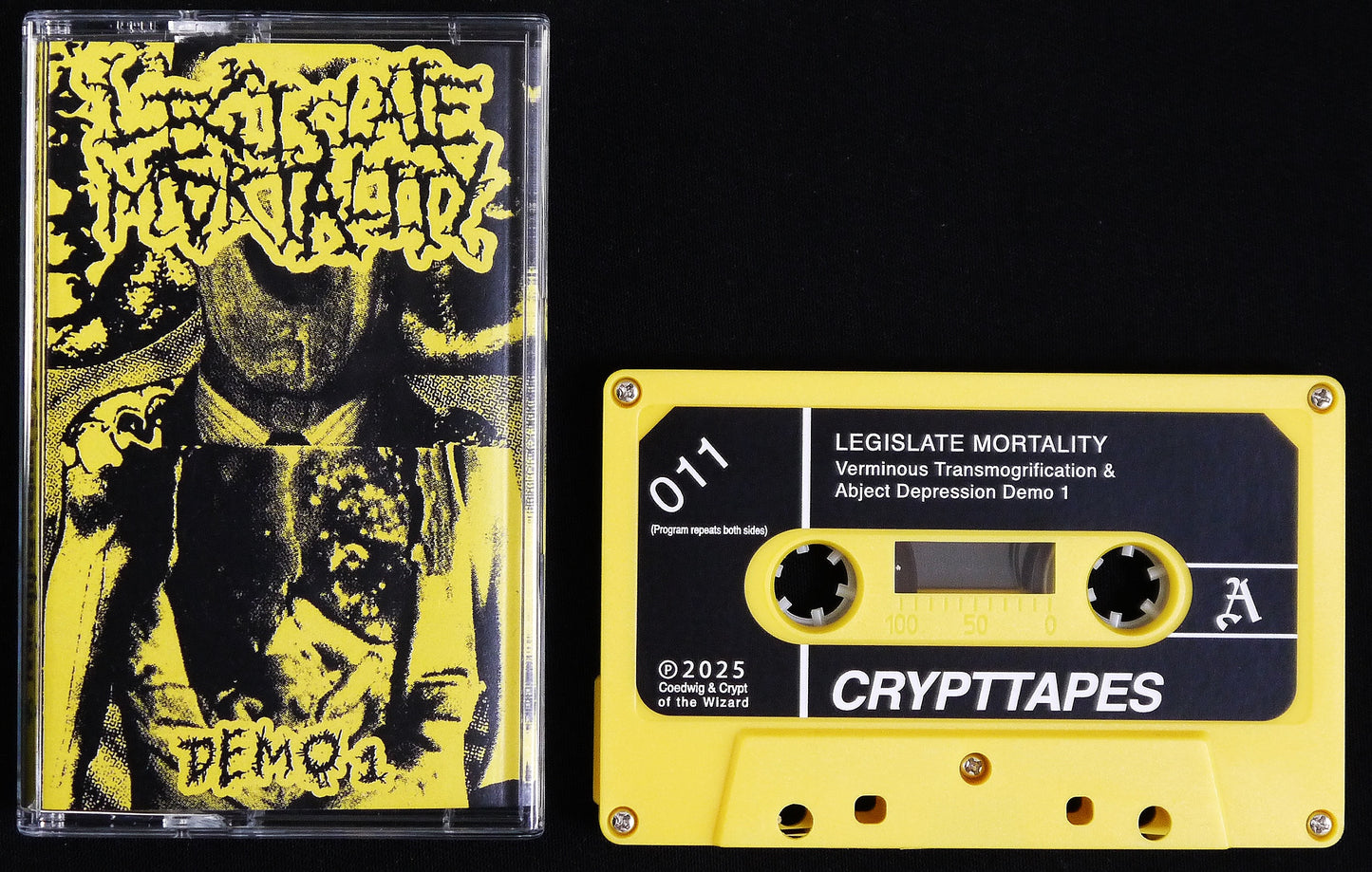 LEGISLATE MORTALITY - Verminous Transmogrification & Abject Depression Demo 1 MC Tape