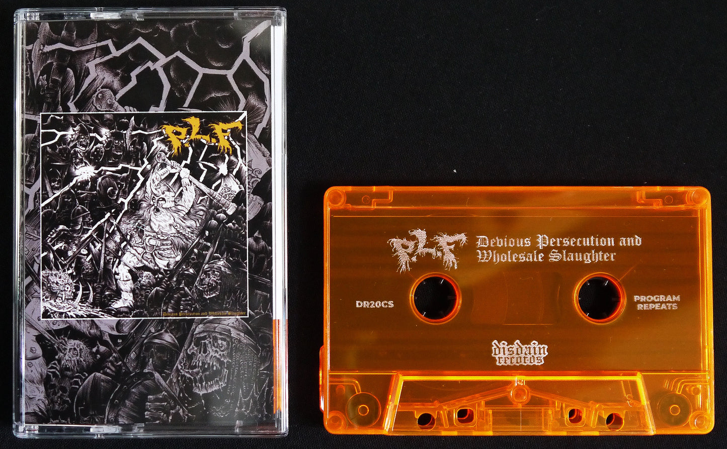 P.L.F - Devious Persecution And Wholesale Slaughter MC Tape