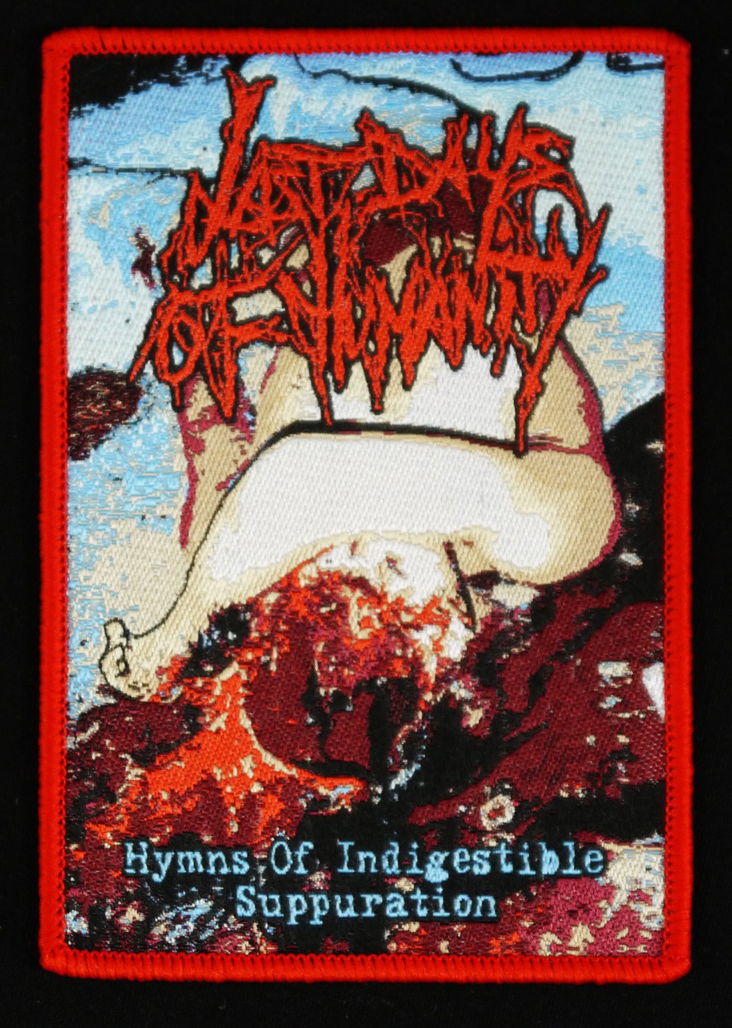 LAST DAYS OF HUMANITY - Hymns Of Indigestible Suppuration Woven Patch