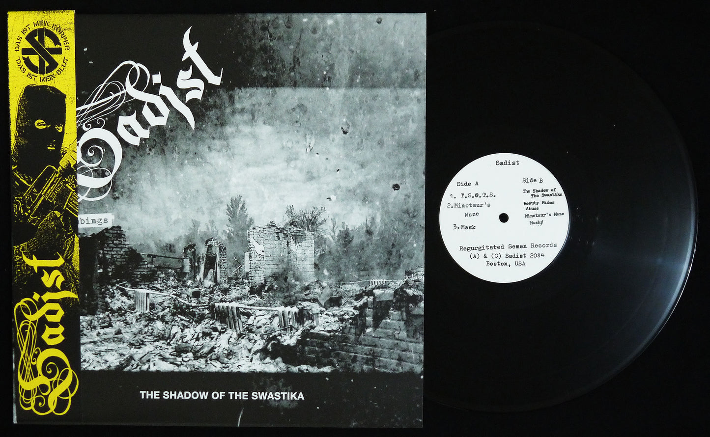 SADIST - Blood Song Demo + The Shadow of the Swastika EP 12"