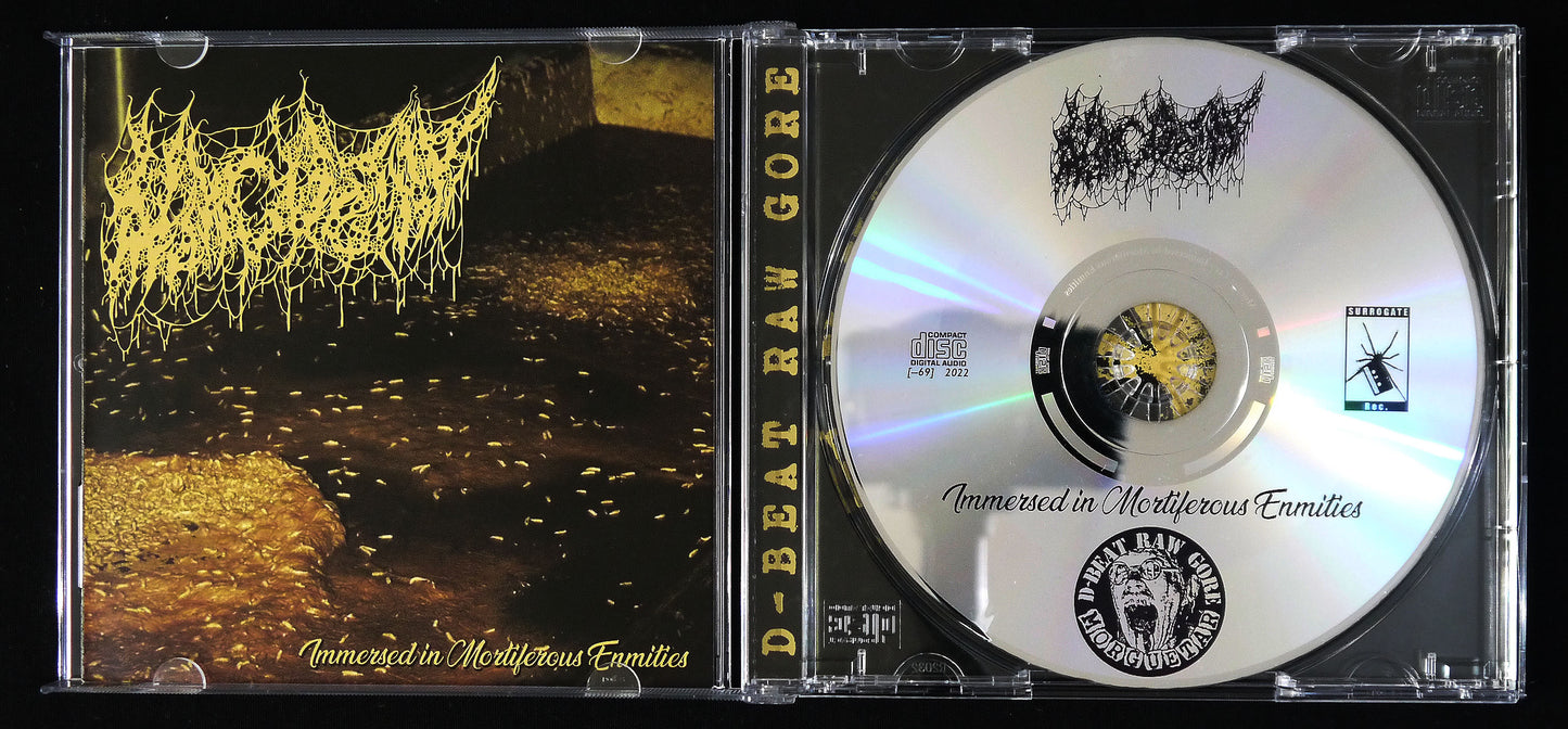MORGUE TAR - Immersed in Mortiferous Enmities CD