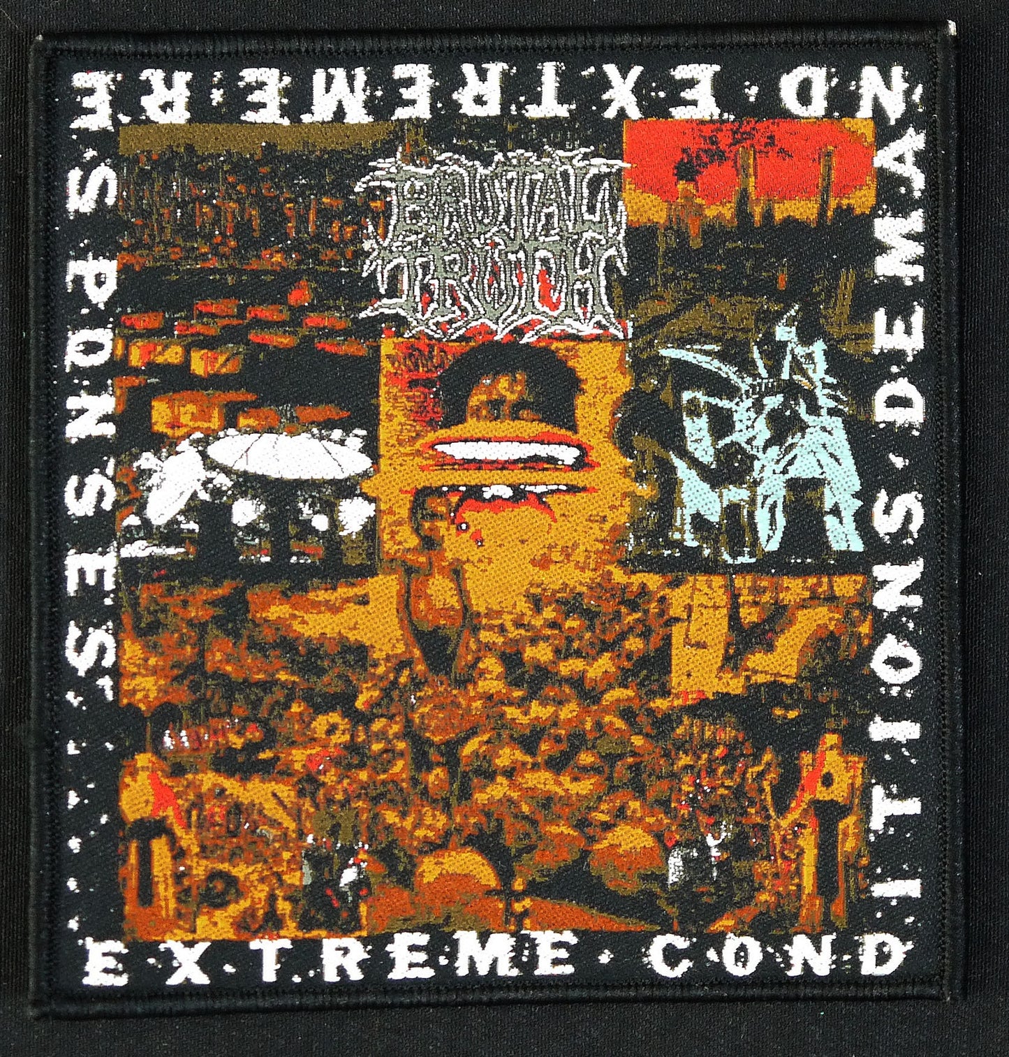 BRUTAL TRUTH - Extreme Conditions Demand Extreme Responses Woven Patch