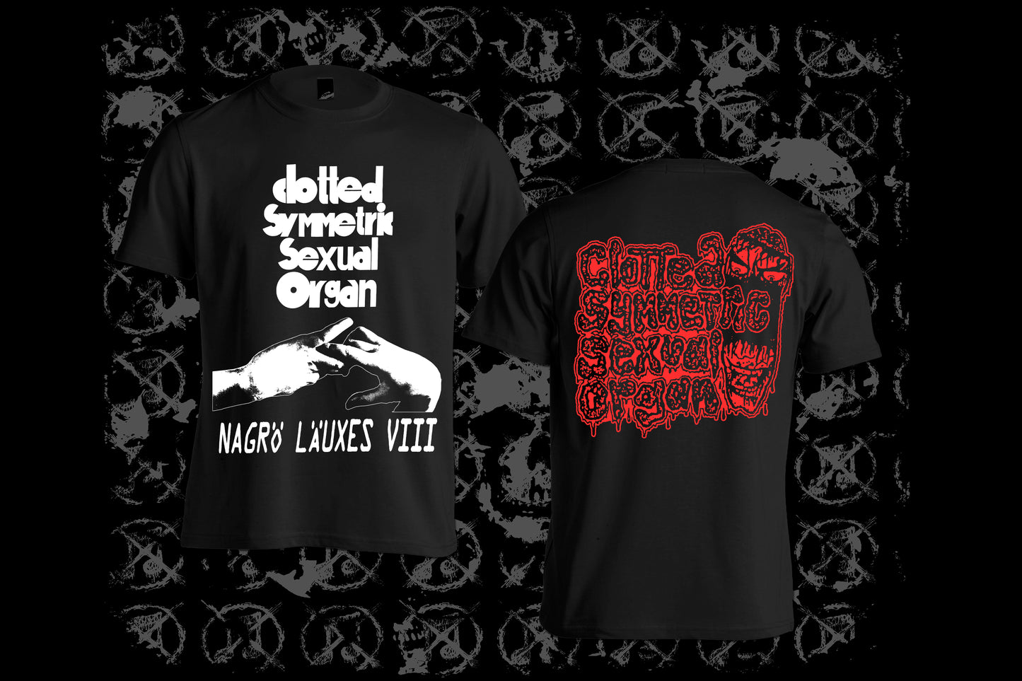 CLOTTED SYMMETRIC SEXUAL ORGAN - Nagrö Läuxes VIII T-shirt