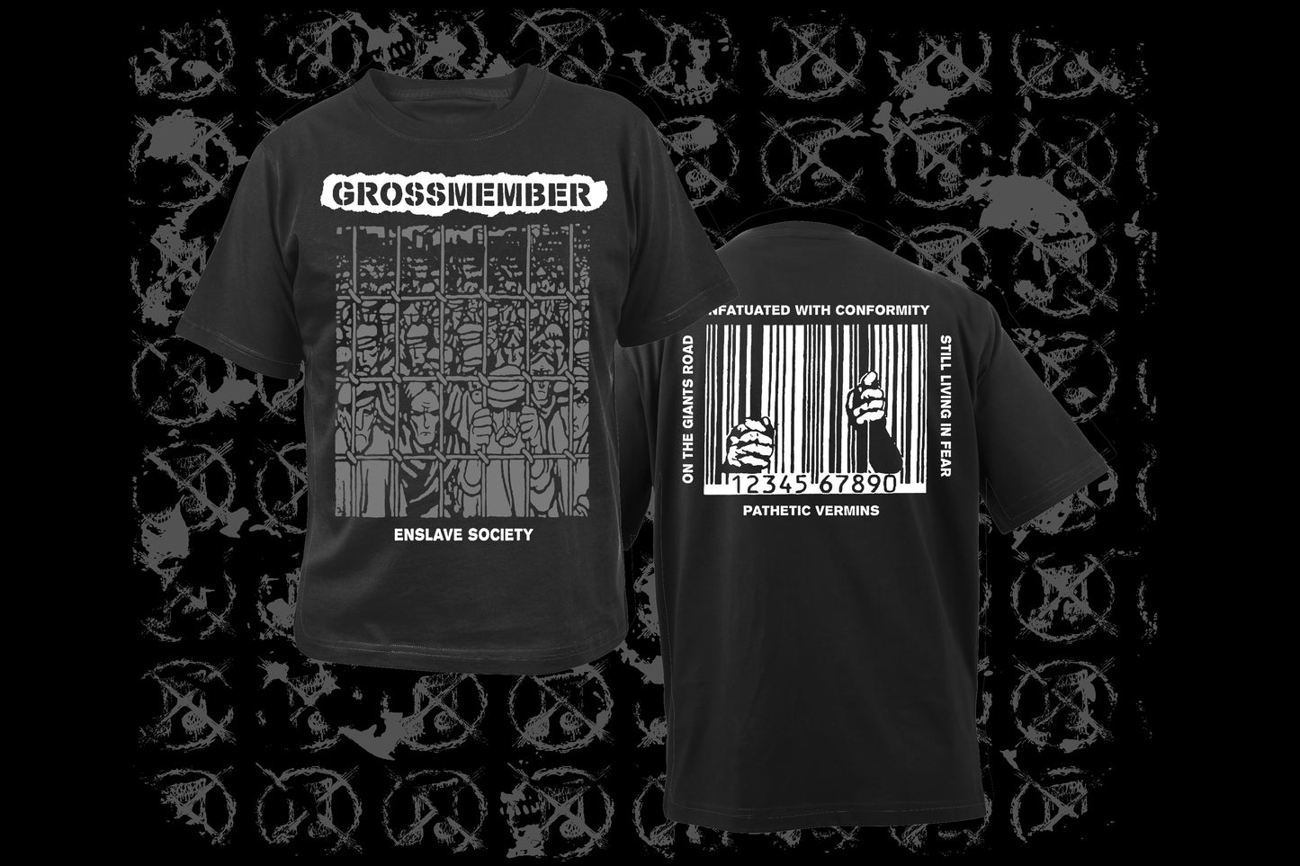 GROSSMEMBER - Enslave Society T-shirt