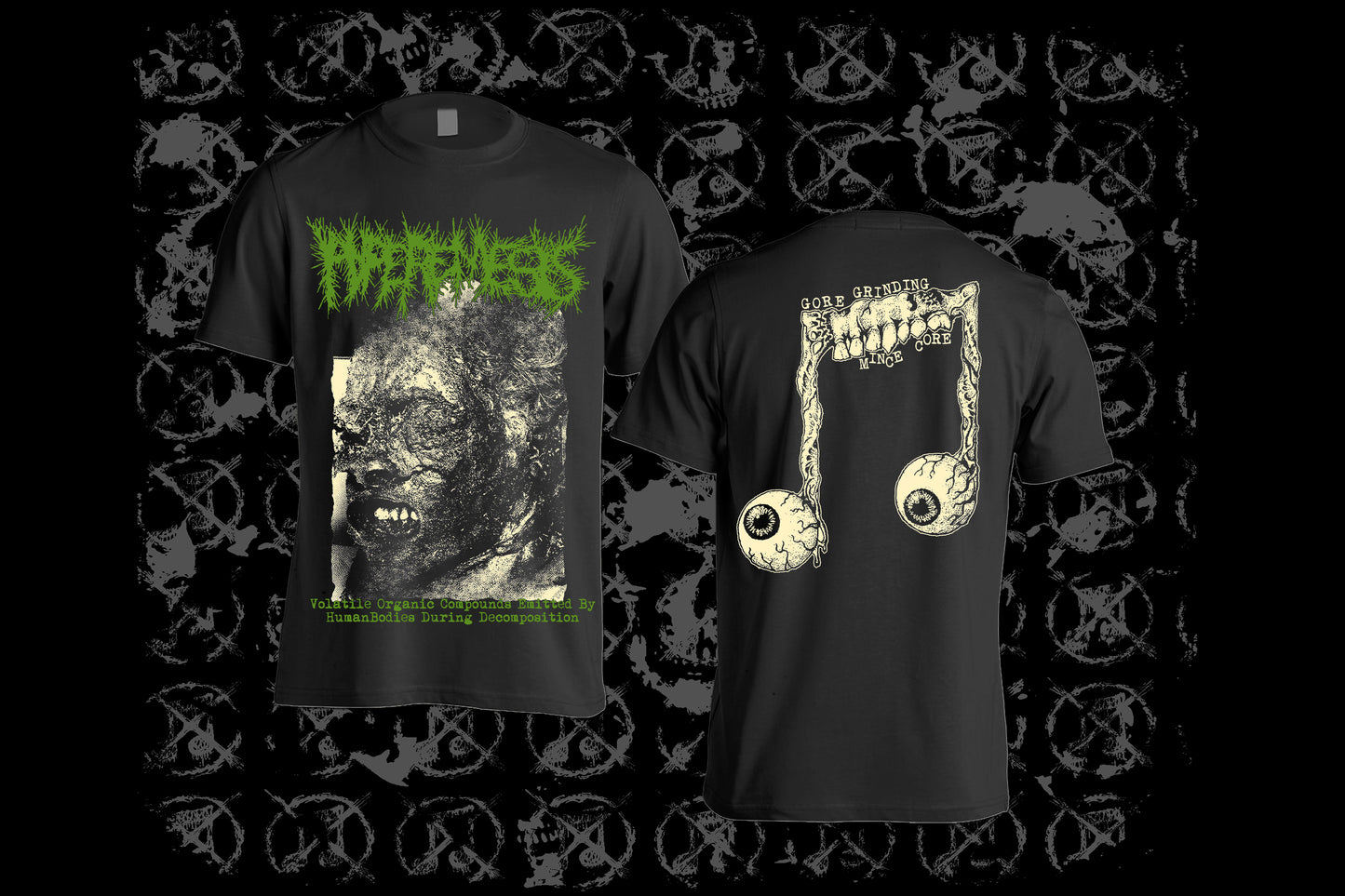 HYPEREMESIS - Volatile Organic Compounds Emitted By Human Bodies During Decomposition T-shirt
