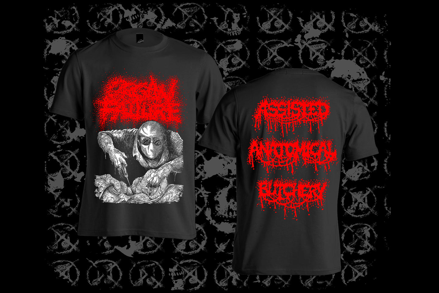ORGAN FAILURE - Assisted Anatomical Butchery T-shirt
