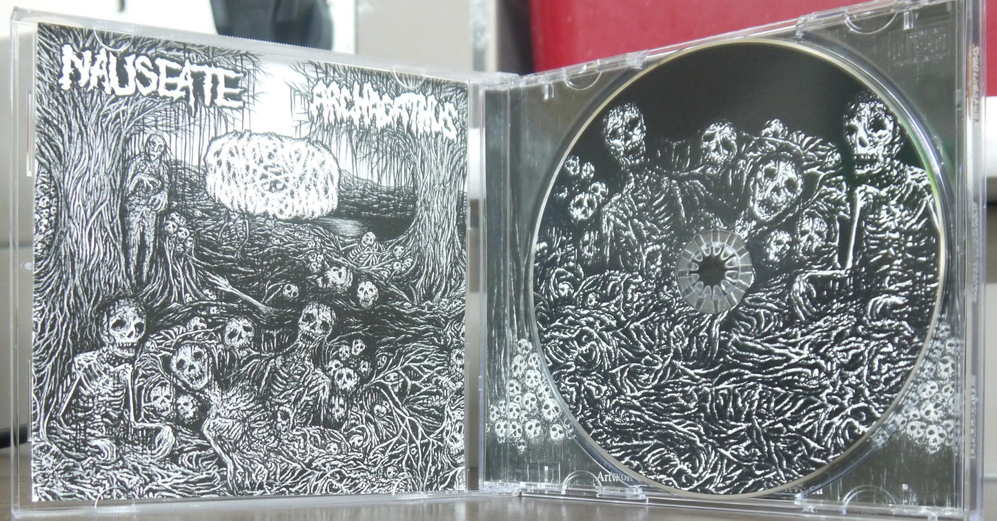 ARCHAGATHUS / CAMPHORA MONOBROMATA / NAUSEATE - 3 Way Split CD