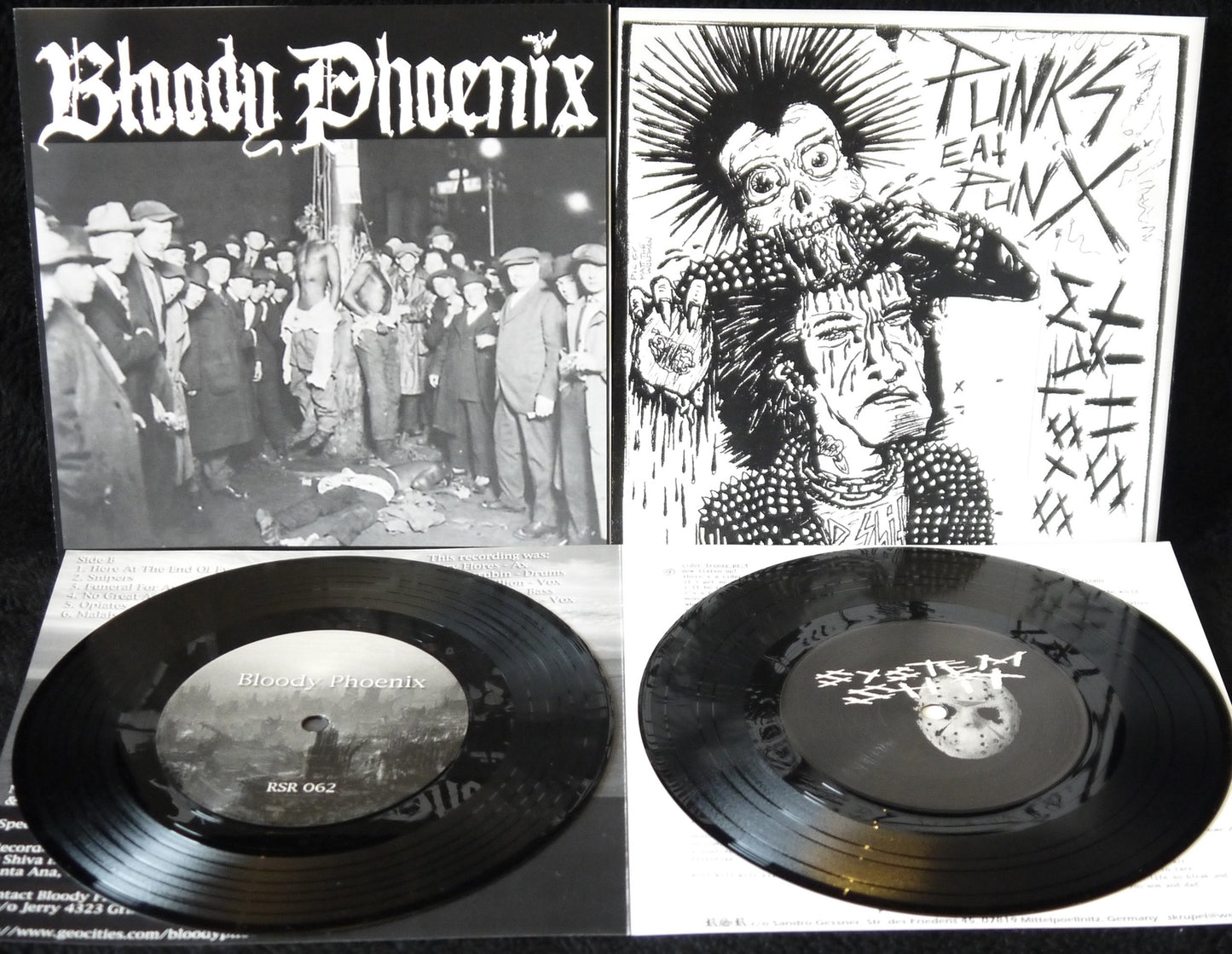 BLOODY PHOENIX / SYSTEM SHIT - Split 7"