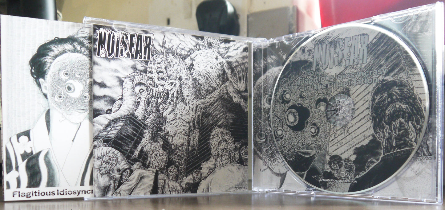 FLAGITIOUS IDIOSYNCRASY IN THE DILAPIDATION / NOISEAR - Split CD