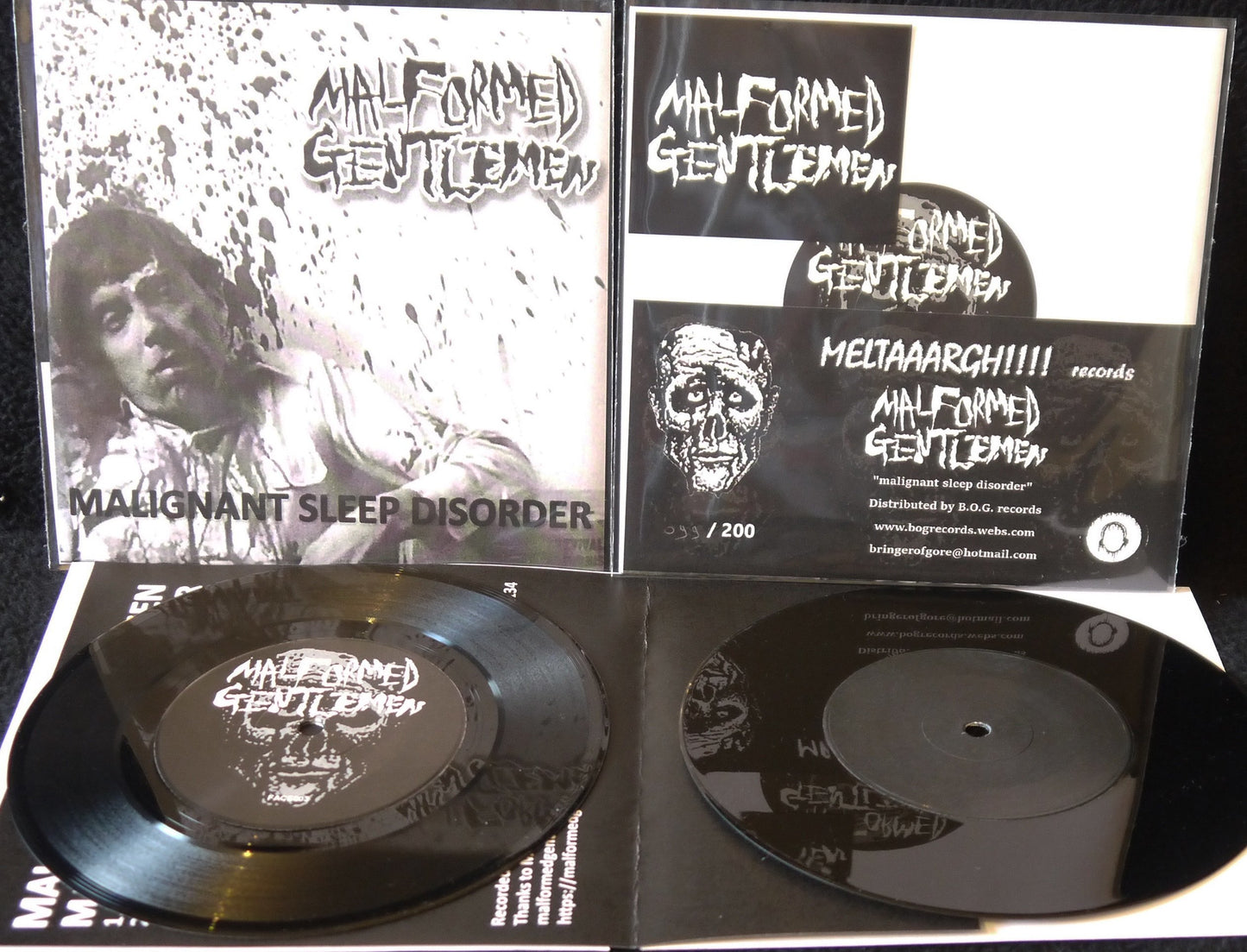 MALFORMED GENTLEMEN - Malignant Sleep Disorder 7" S/Sided